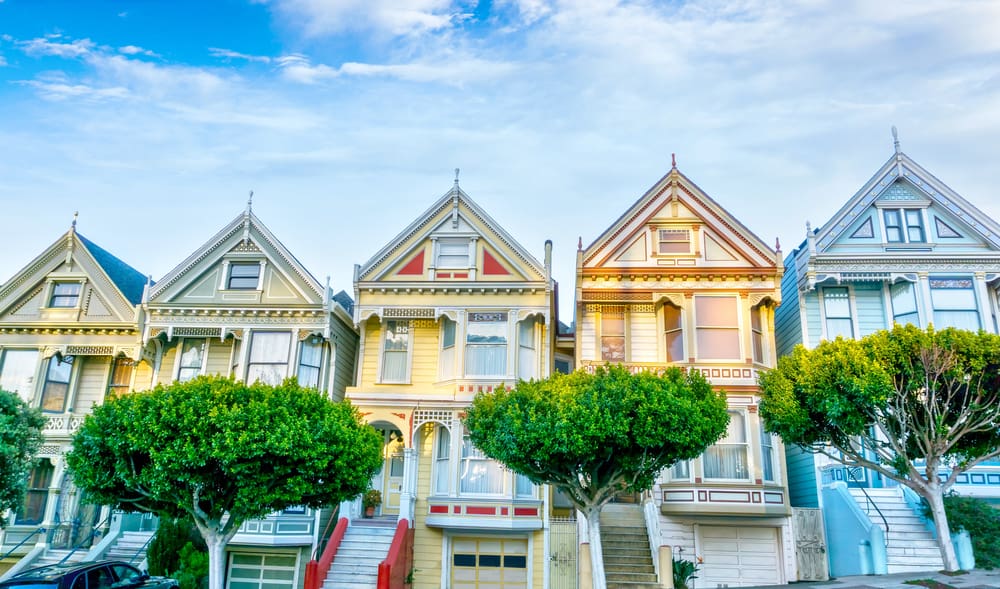 Painted Ladies in San Francisco with expert sewer line work completed